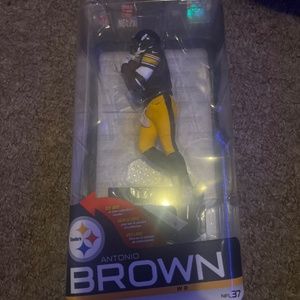 McFarlane Antonio Brown series 37 gold level (black)